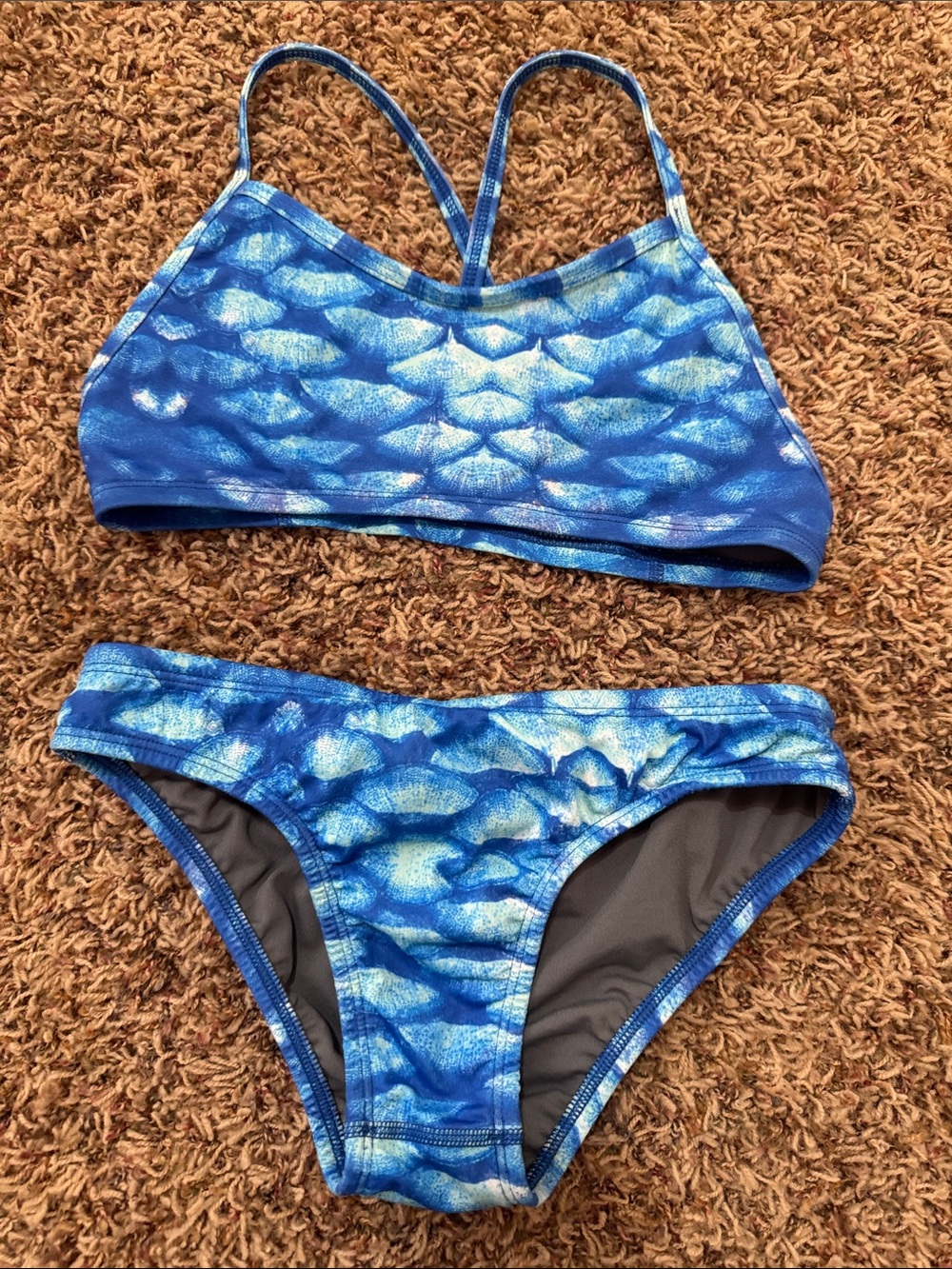 Jolyn Clothing Blue Scale Print' Swim Bikini